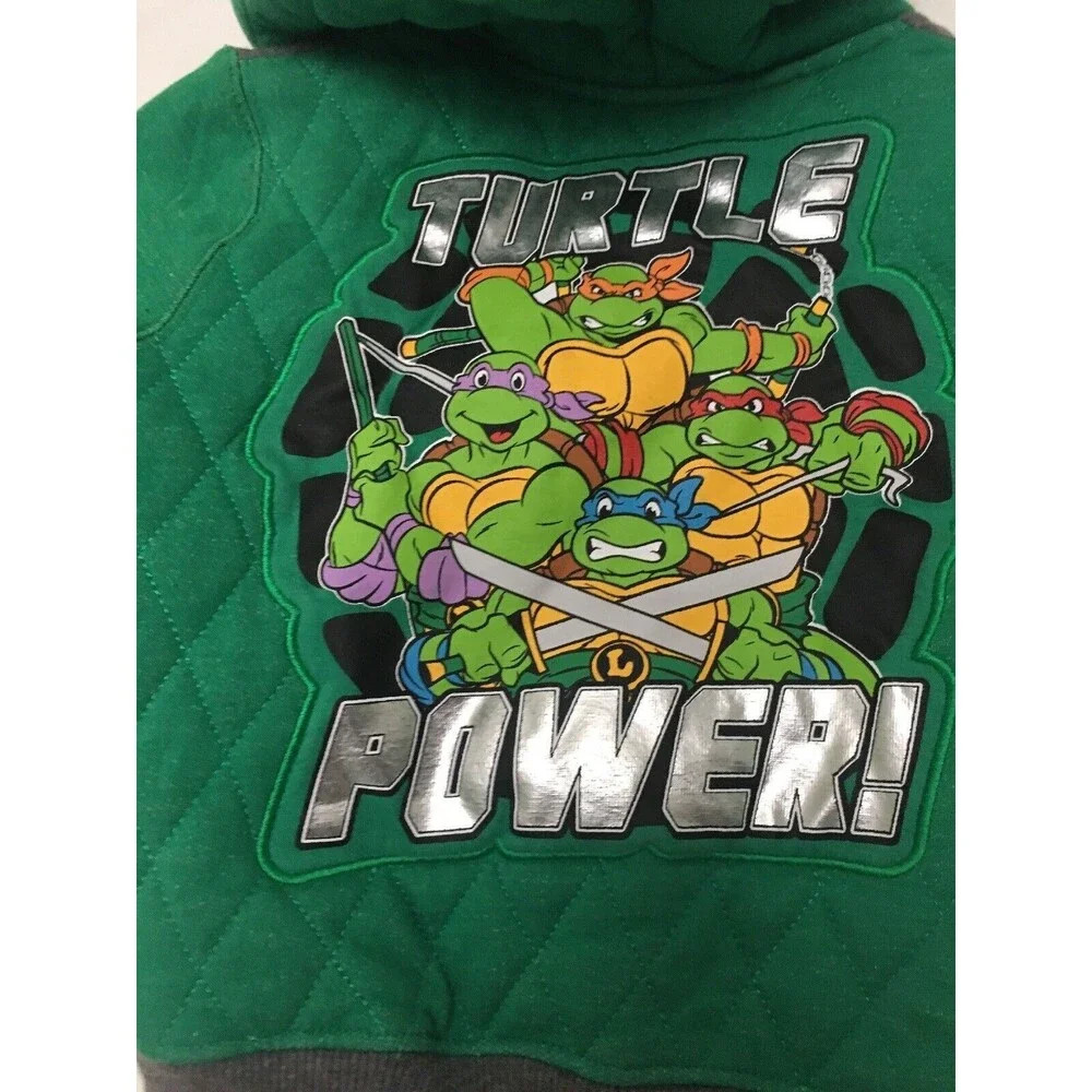 Teenage Mutant Ninja Turtles Toddler Boys Hoodie Coat Full Zip Size 2T